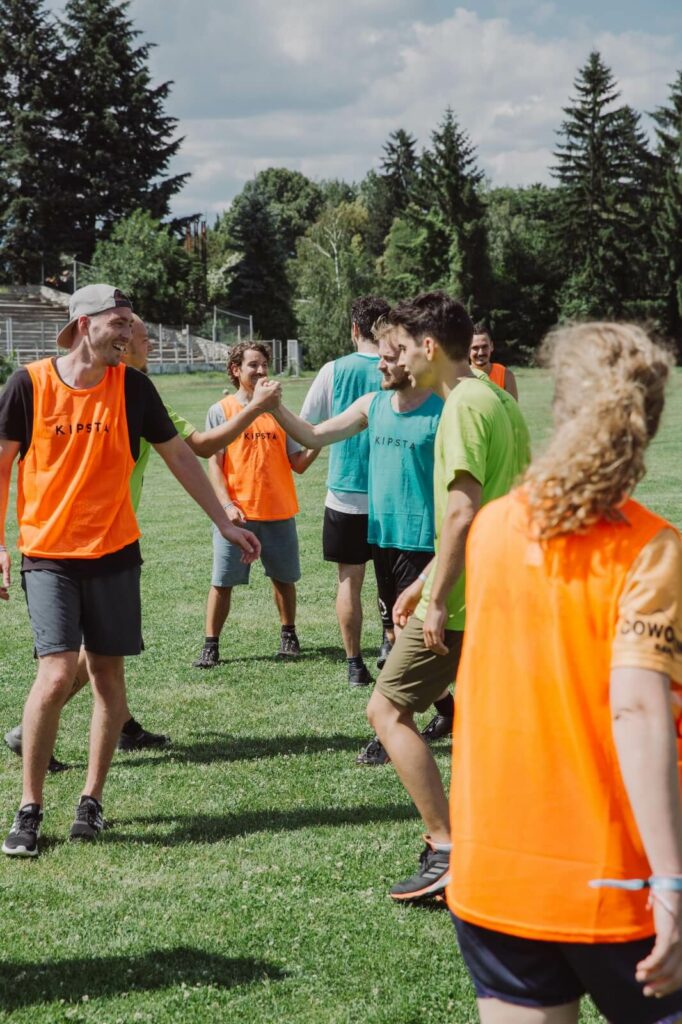 Soccer game at bansko