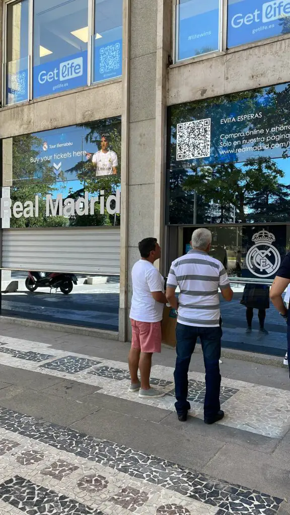 Real Madrid's offices in the Santiago Bernabéu